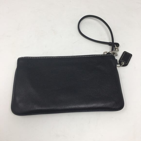 Coach NWT Black Soho Wristlet Wallet 7 x 4" - Picture 4 of 7